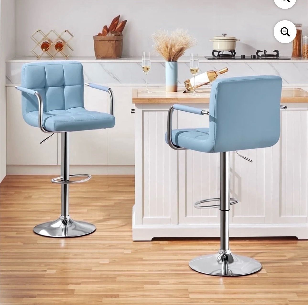 Bar Stools Adjustable Counter Stools