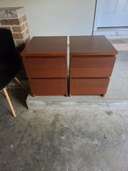 Matching Nightstands . $15 for the pair