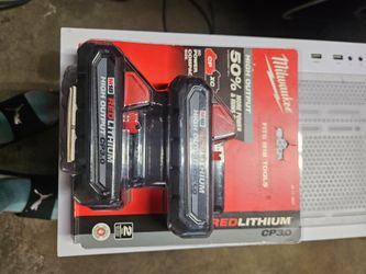 Milwaukee  2 pack battery 18v