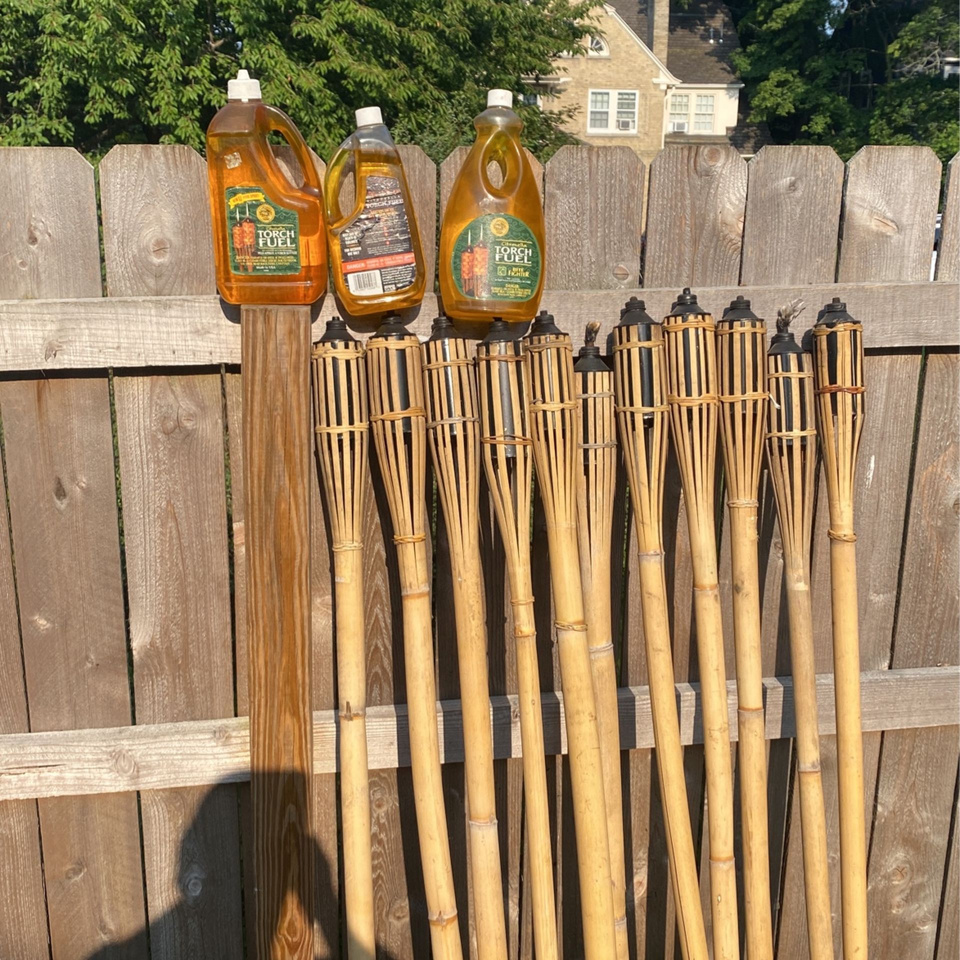 Yard Torches With Torch Fuel