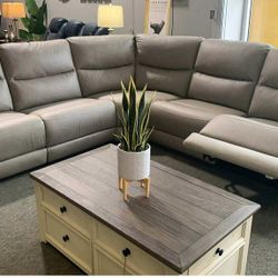OM• $38 Initial • Brand New& Power Reclining Sectional 