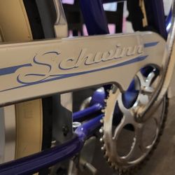 Schwinn Delmar Purple Beach Cruiser