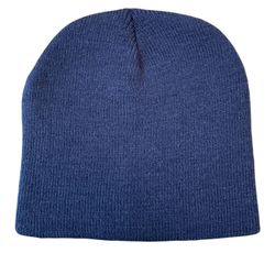 BOB BARKER COMPANY INC. Movie and Tv Clothes size O/S one size fits all blue 100% acrylic inmate beanie watch cap hat