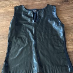 Leather Muscle Shirt 