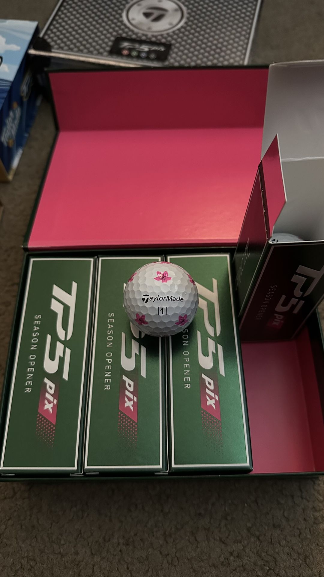 Limited Edition TaylorMade TP5 Season Opener Masters Golf Balls (RARE)