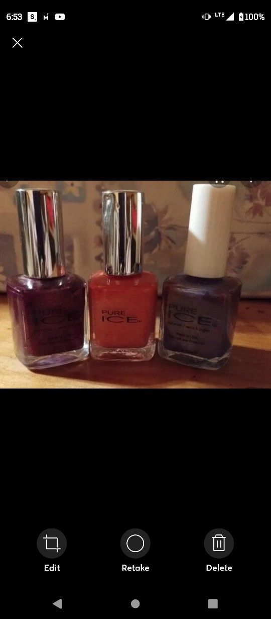 ICE nail polish lot