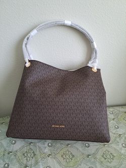 Michael Kors Brown Signature Shoulder Bag