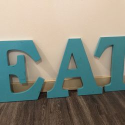 EAT Wooden Letters 