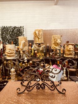 UNIQUE and different candle stand & spirit candles $120 firm “NO HOLDING “