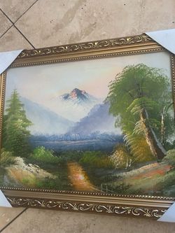 Paintings framed landscape