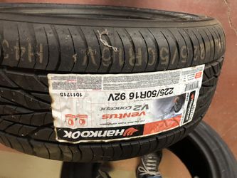 Brand new hankook 225 50 r16 tire: 240.00 for the set
