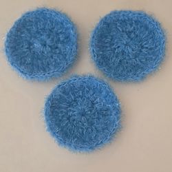 New Handmade Crochet Flat Scrubbies