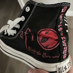 AFI - “A Fire Inside” Custom Converse Shoes