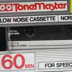 ToneMaster Blank Audio Tape Cassette (NEW)