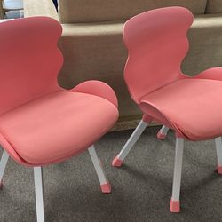 Rare Boliss Pink Office Vanity Work Desk Chairs