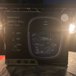 Bubble Bliss Foot Spa- Homedics 