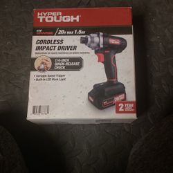 20v Hyper Tough 1/4 Impact Driver 