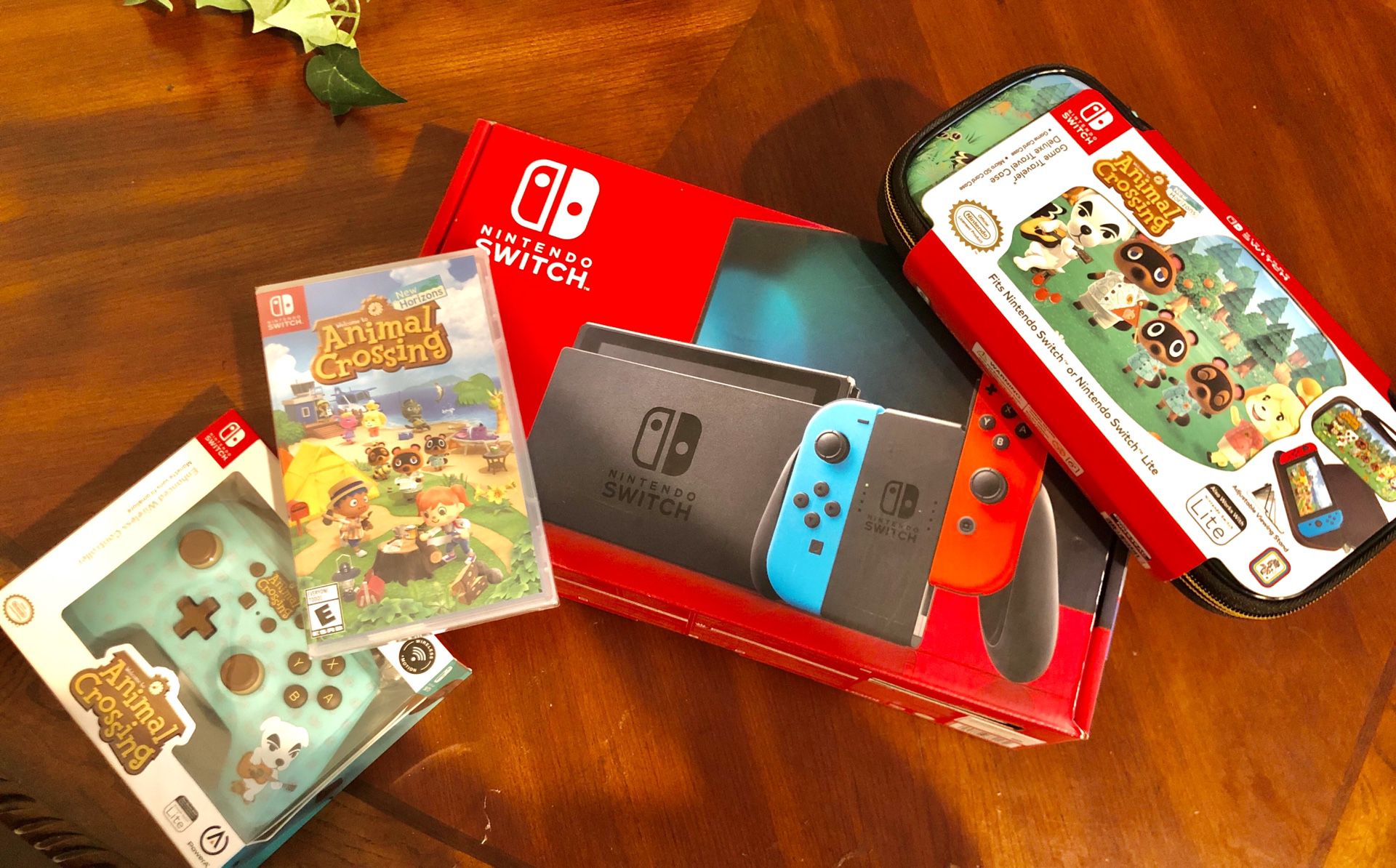 **NEW* Neon, Nintendo Switch Animal Crossing Bundle! ** ( More games/ Controllers also available)