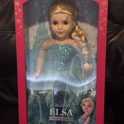 Limited Edition American Girl Disney Frozen Elsa Collector Doll