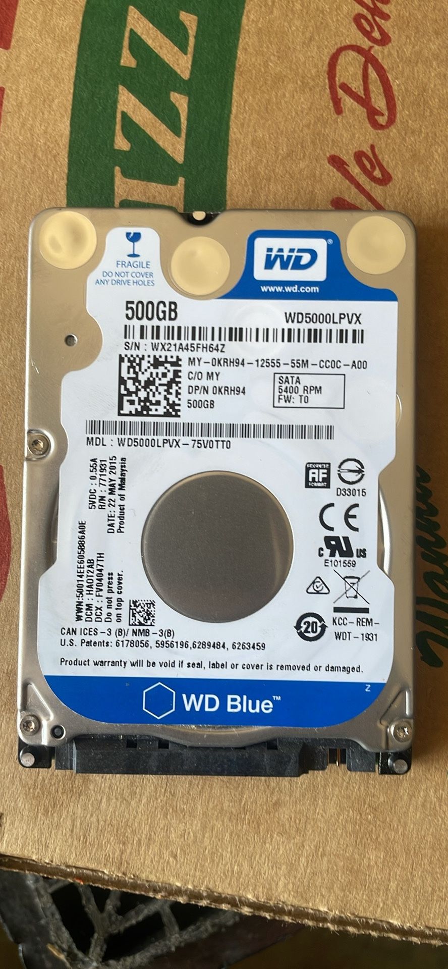500 GB SSD