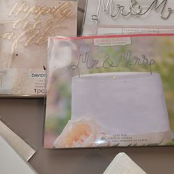 MR and MRS Wedding Topper