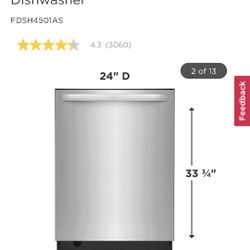 Frigidaire Gallery Dishwasher