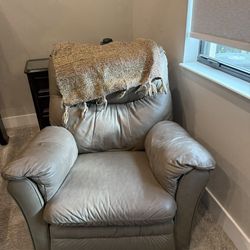 Recliner  Leather Beige