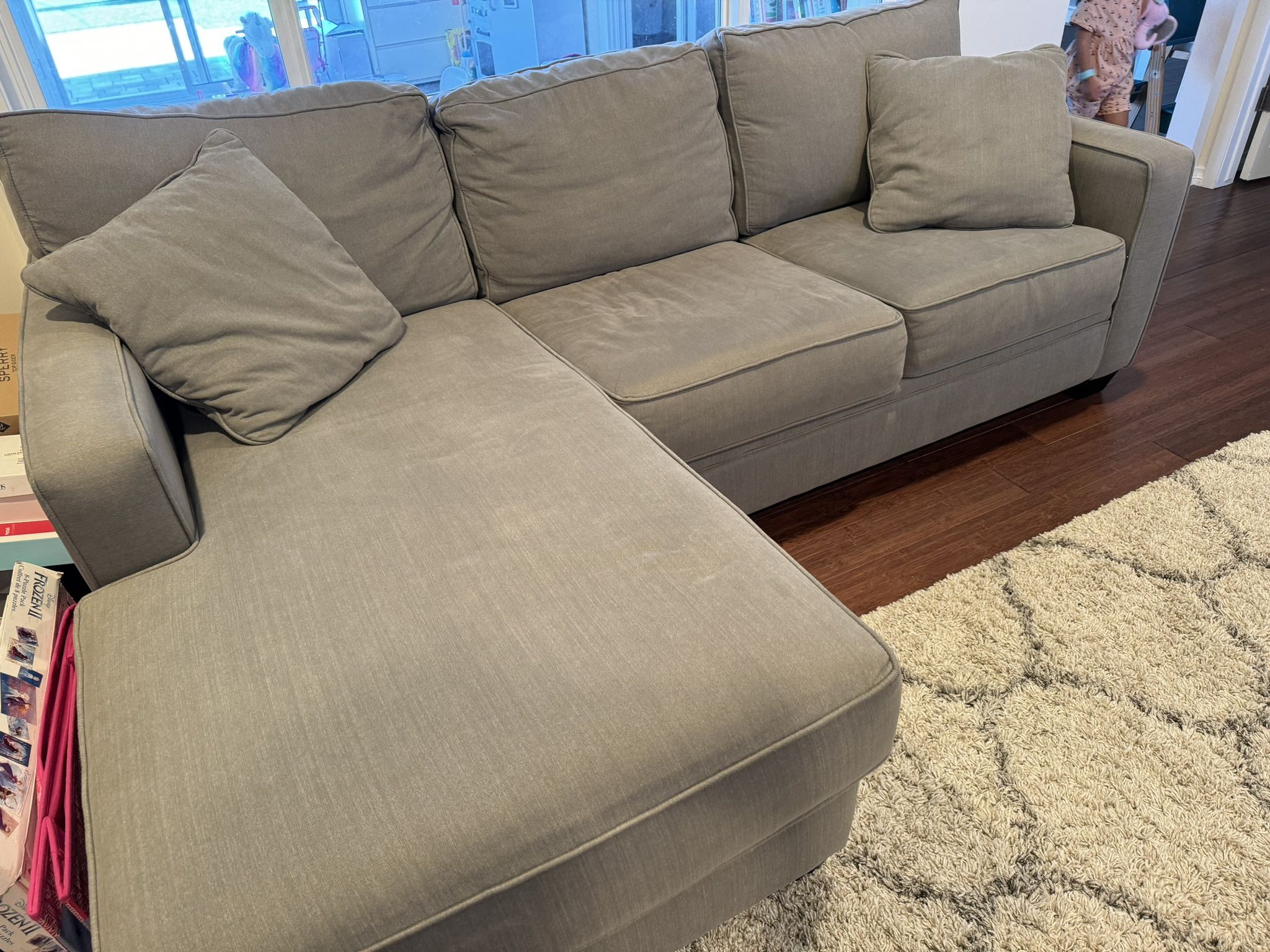 FLASH SALE - Sofa With Floating Chaise