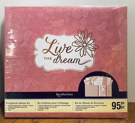 Scrapbook Album 95-Piece Kit