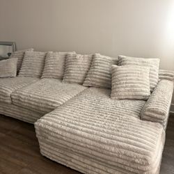 Grey Pillow Couch