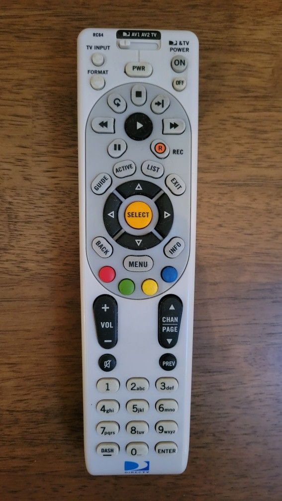 Direct TV RC64 remote