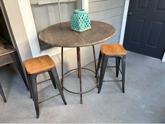 Tall patio table farmhouse style