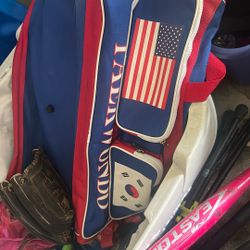 Karate Duffle Bag Takewondo Bag MMA Bag Sports Duffel Bag Travel Bag Blue Red White Bag