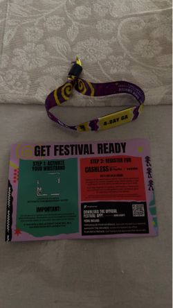 LOLLAPALOOZA 4 DAY GA TICKETS