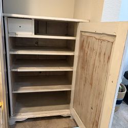 Wood Cabinet/Armoire