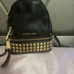 Black Michael Kors Mini backpack 