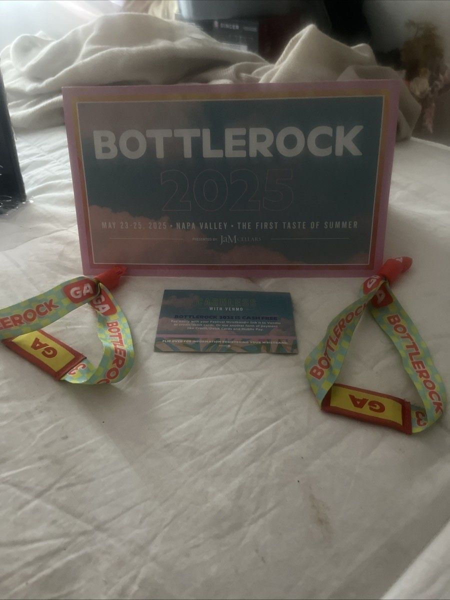 2025 BottleRock 3-Day General Admission