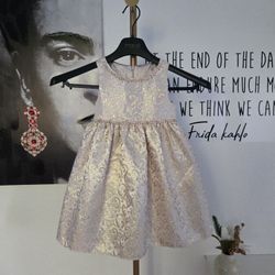 American Princess Formal Elegant Dress  Colors Pink/ Gold Size 4T