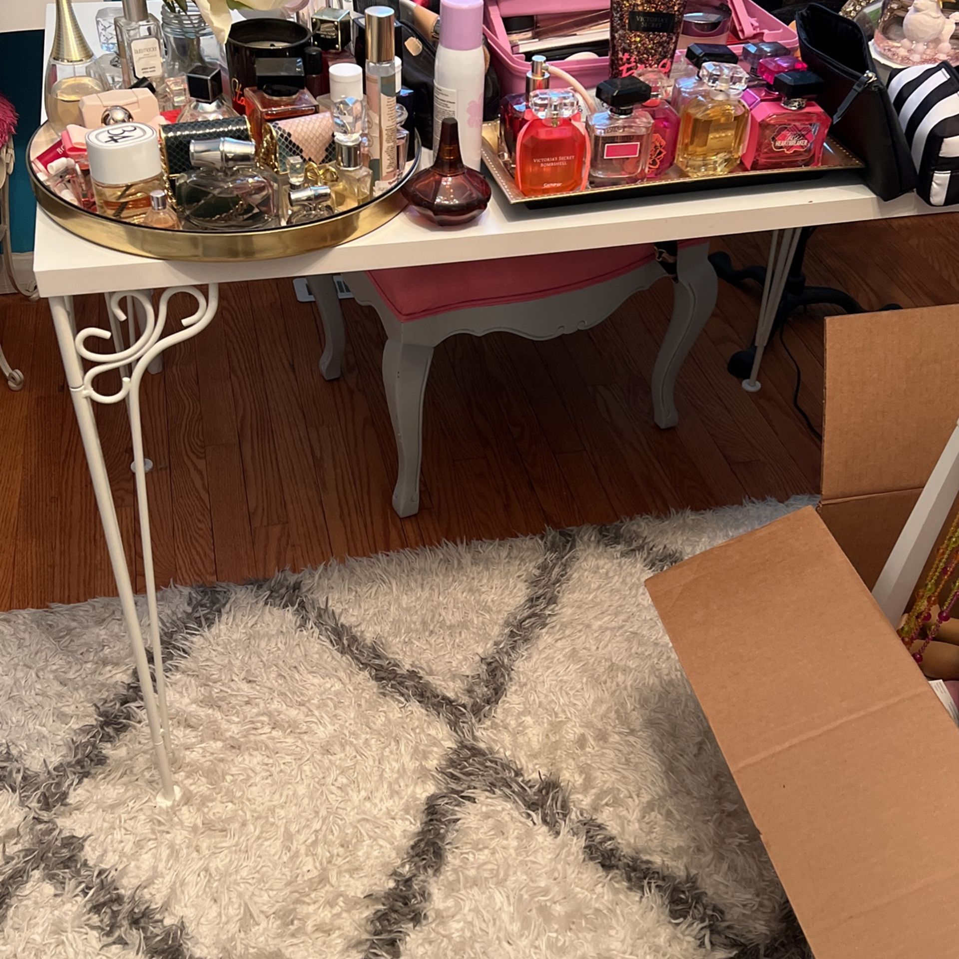 Ikea Desk With Painted Chair