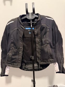 Sedici Black Mesh Motorcycle Jacket