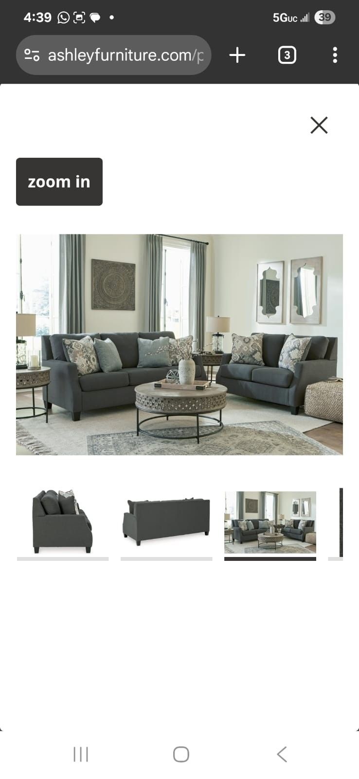 2 Piece Sofa Set Never Open Everything Sealed