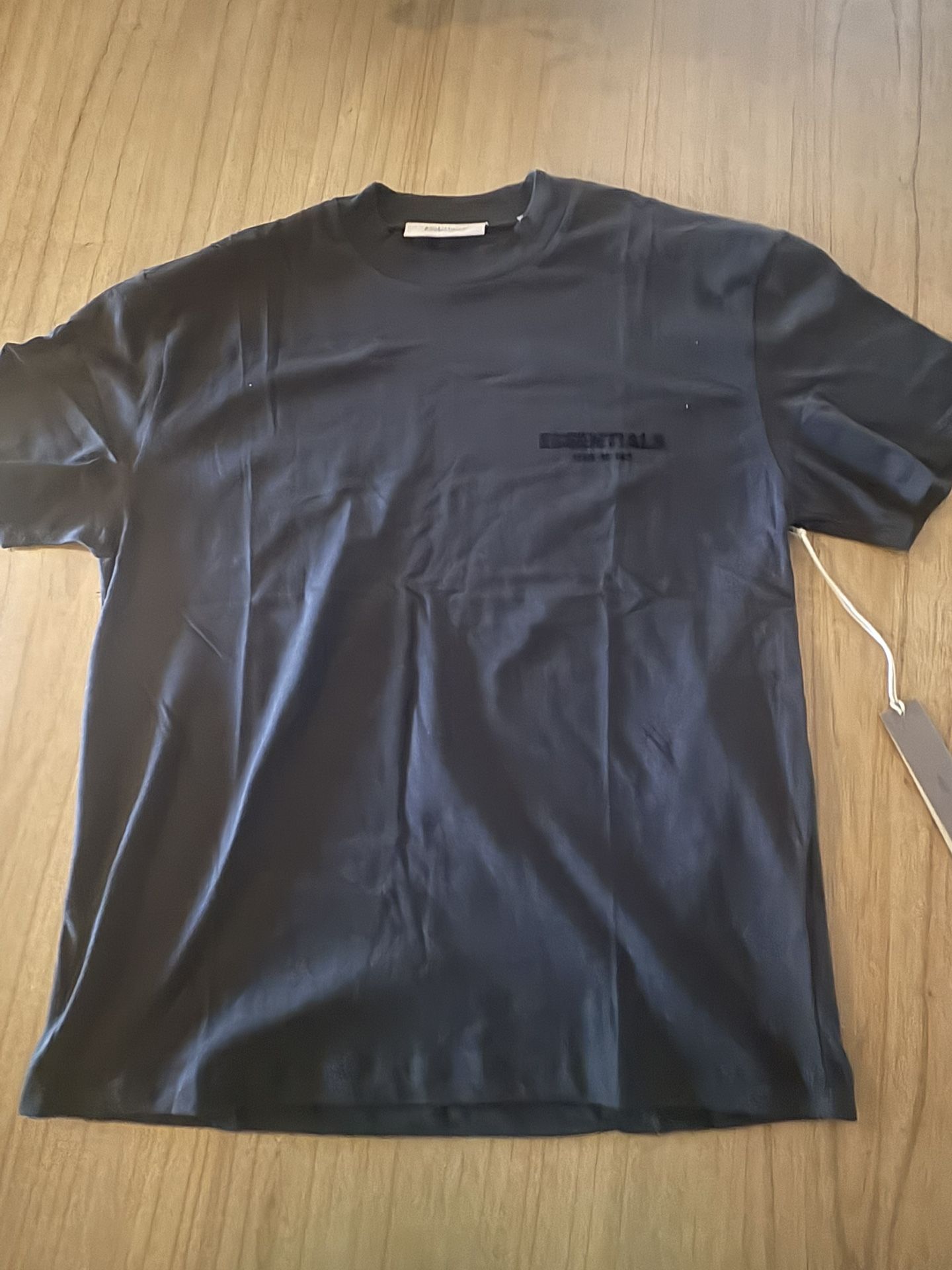 Men's Essentials Fear Of God Black T Shirt - Small