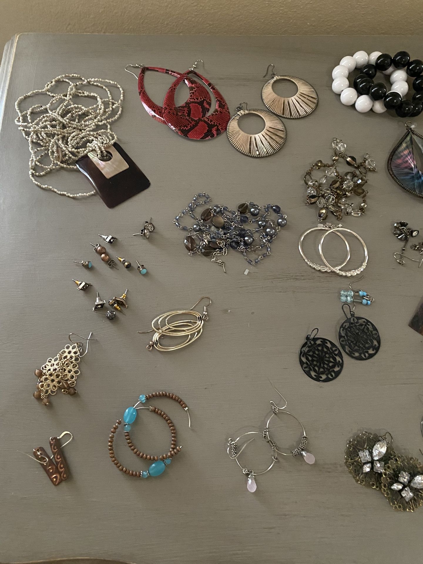Jewelry- Earrings, Bracelets And Necklaces