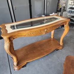 Glass Top Table