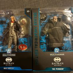 Dc McFarlane Multiverse Batman Figures The Penguin And Max Shreck 