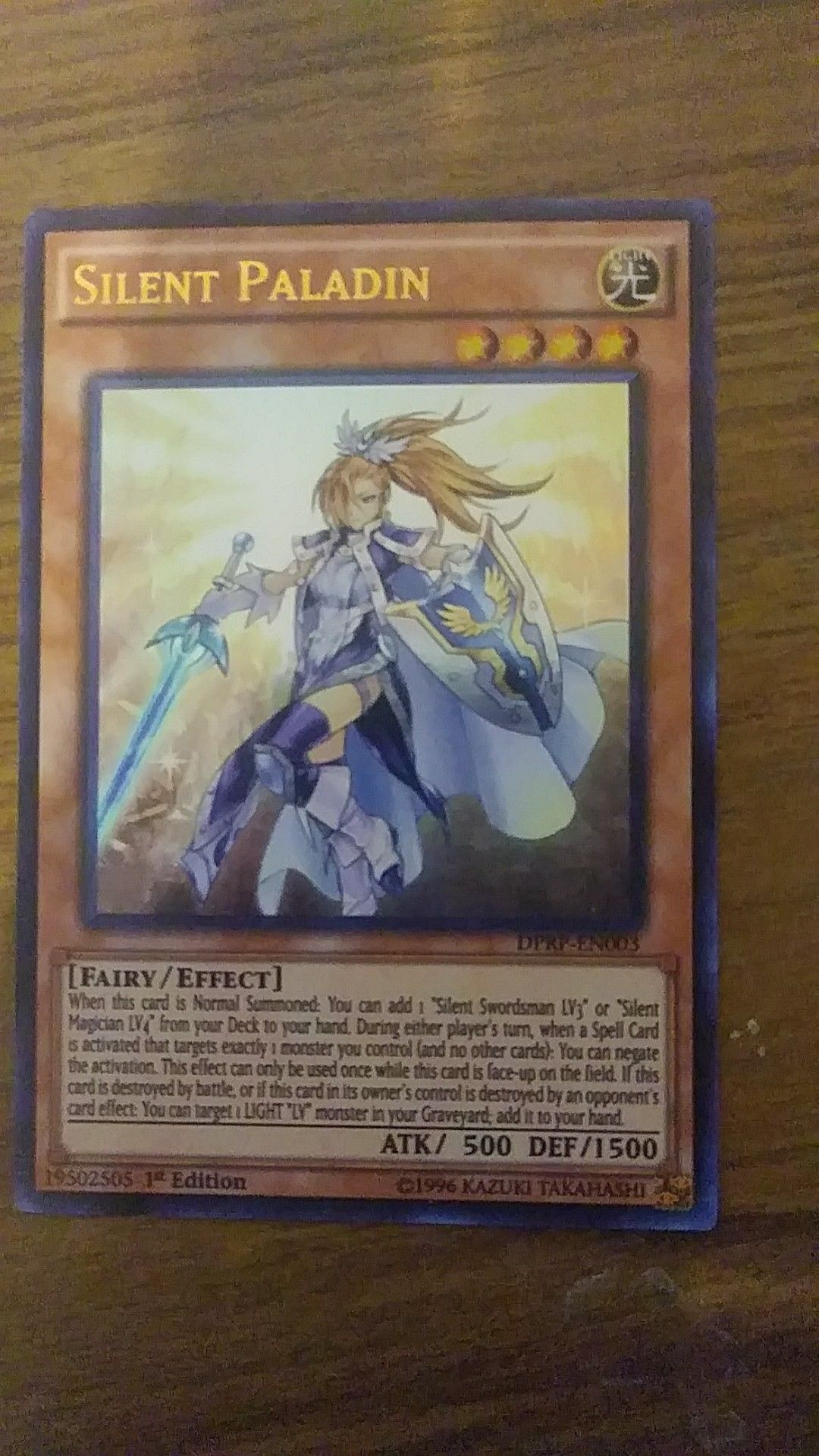 Silent paladin yugioh card