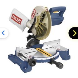 Ryobi 10 In  Compound Miter Saw  With(New Blade)  