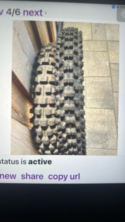 New 21” and 18”motorcycle knobby tires $70 For Both