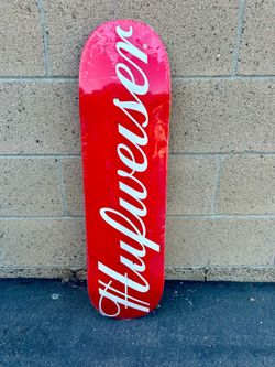 HUF X Budweiser Collab Skateboard Deck - NEW ****rare Sold Out**** Hufweiser deck. New
