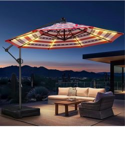 Homshade 10ft Cantilever Patio Umbrella